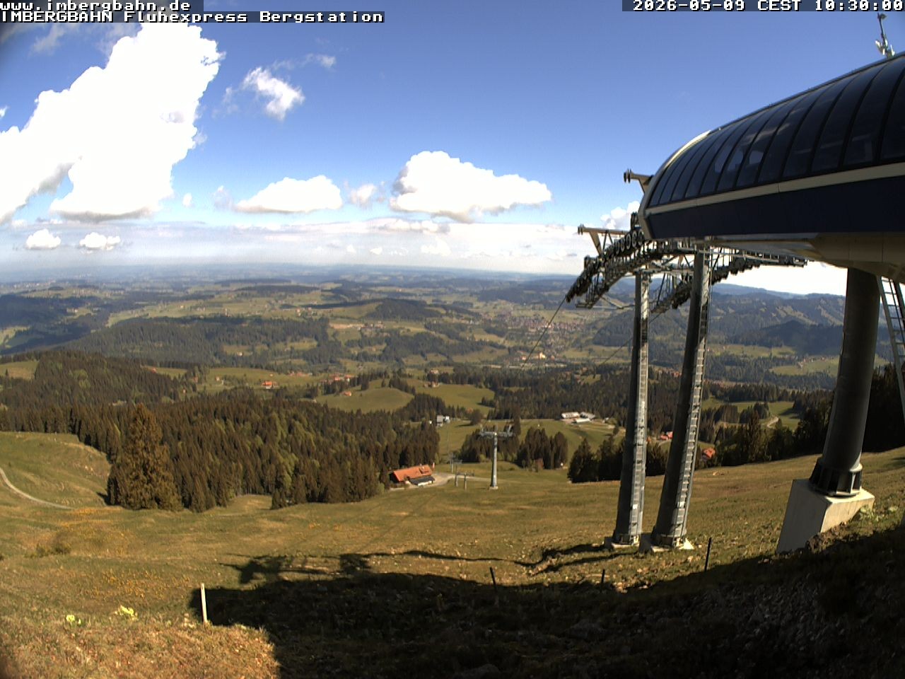 Archiv Foto Webcam Fluhexpress - Bergstation