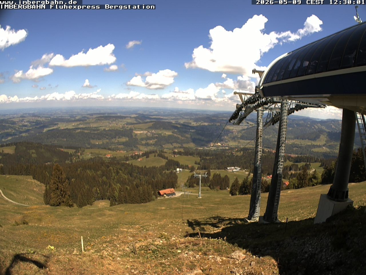 Archiv Foto Webcam Fluhexpress - Bergstation