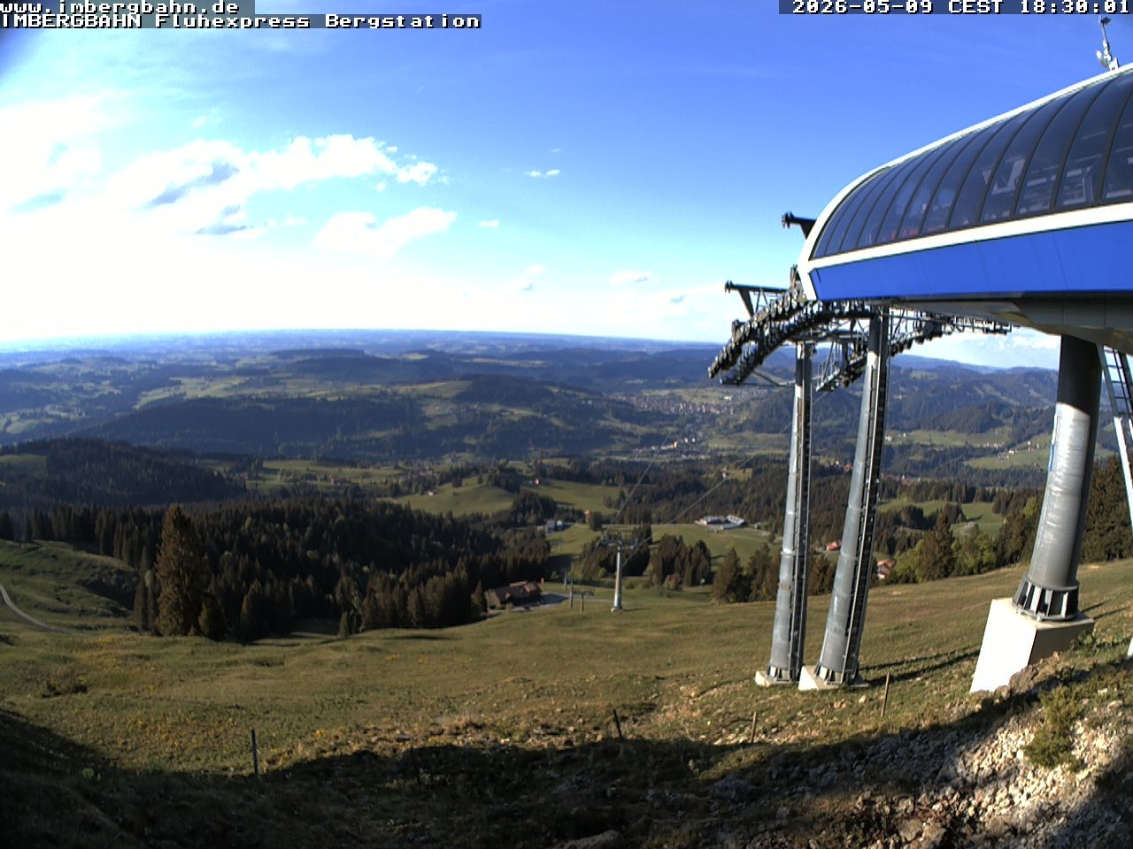 Archiv Foto Webcam Fluhexpress - Bergstation