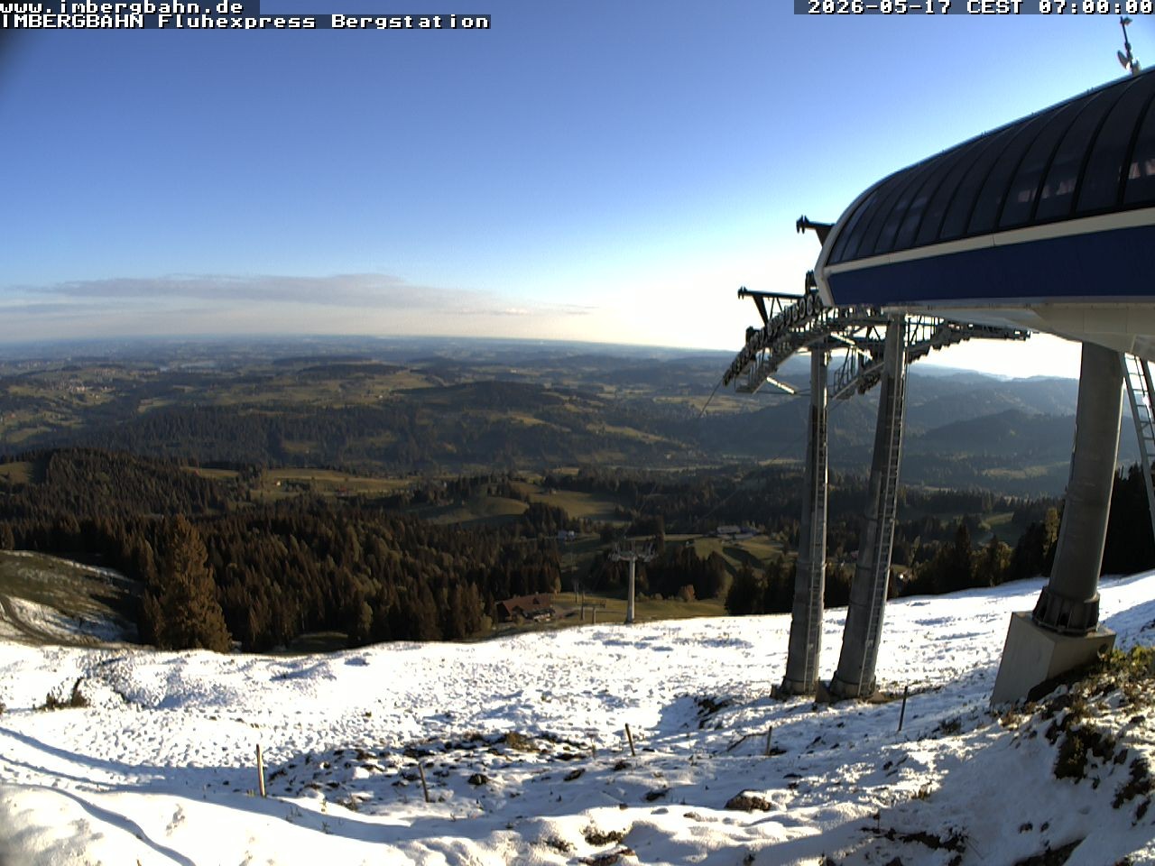 Archiv Foto Webcam Fluhexpress - Bergstation