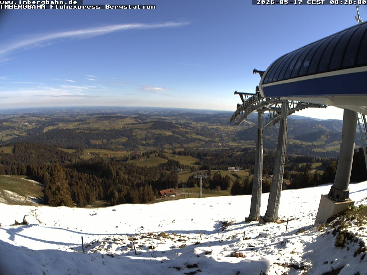 Archiv Foto Webcam Fluhexpress - Bergstation