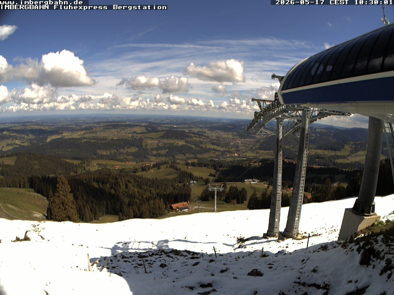 Archiv Foto Webcam Fluhexpress - Bergstation