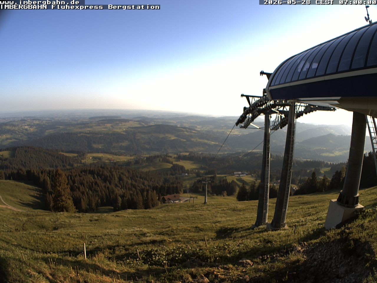 Archiv Foto Webcam Fluhexpress - Bergstation