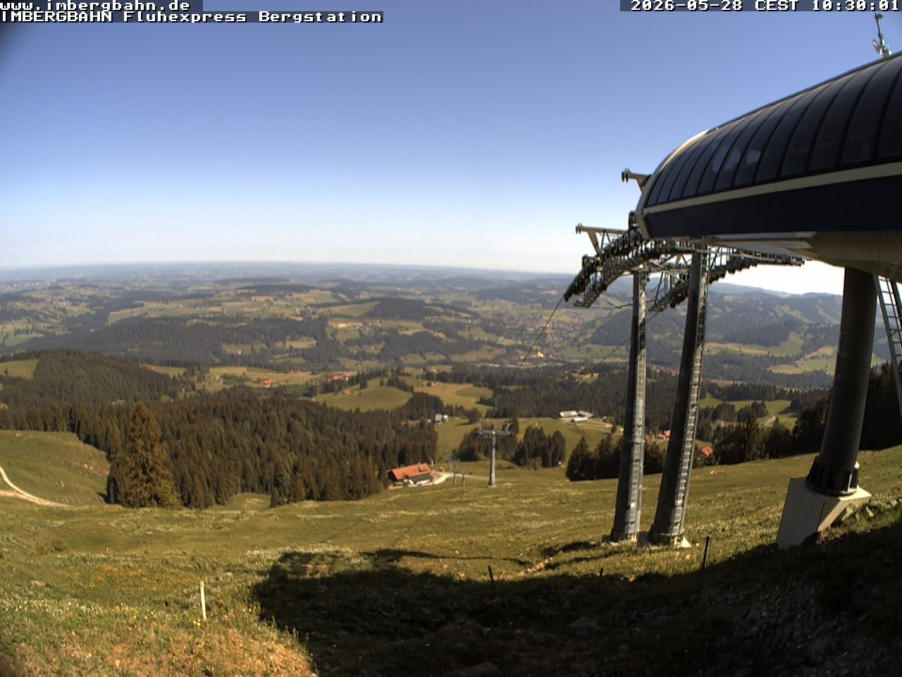 Archiv Foto Webcam Fluhexpress - Bergstation