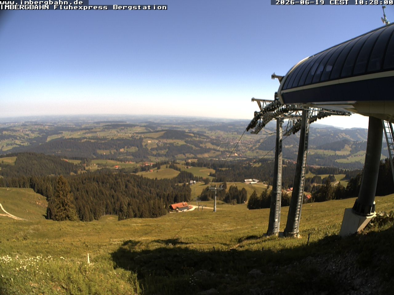 Archiv Foto Webcam Fluhexpress - Bergstation
