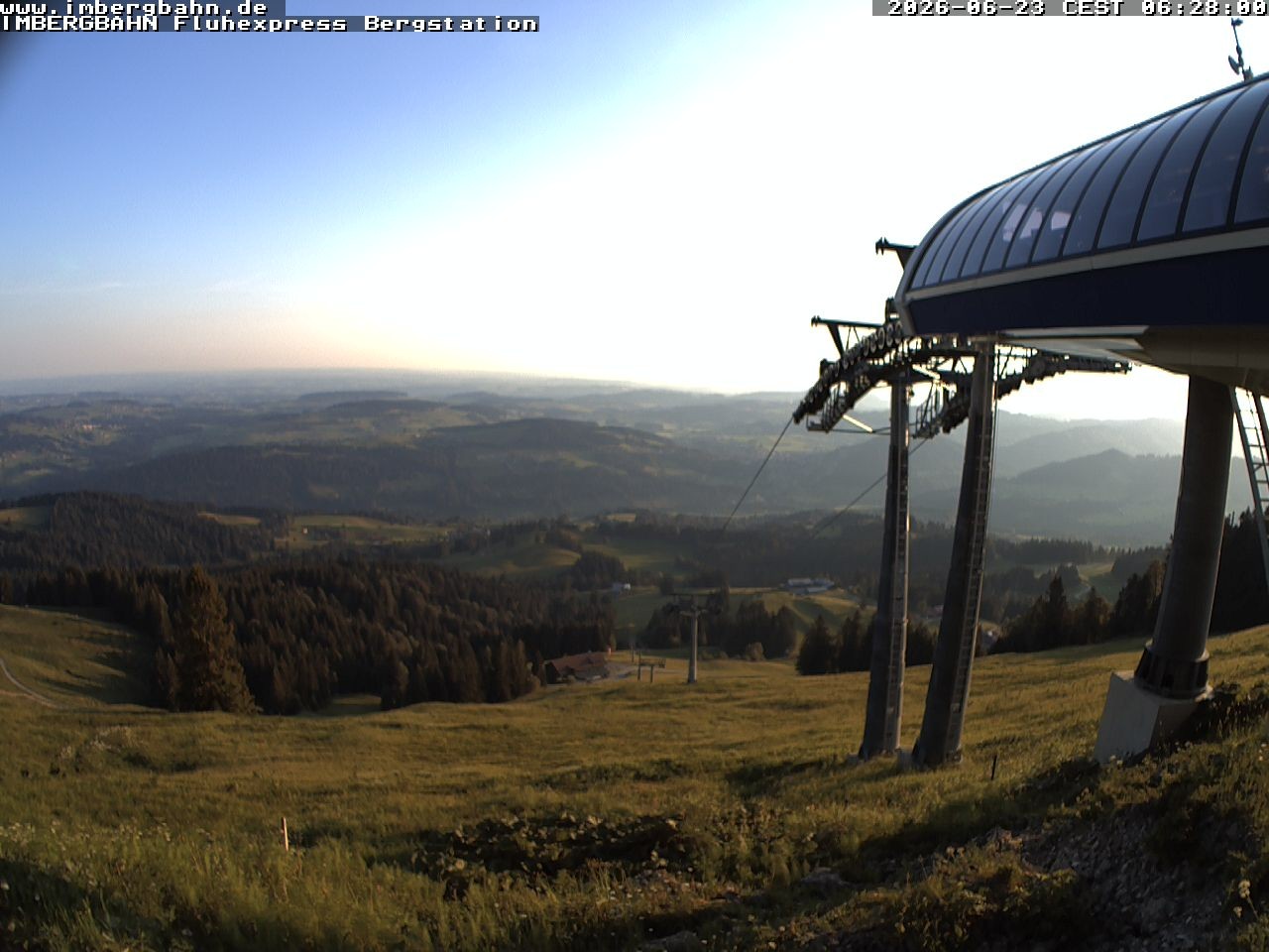 Archiv Foto Webcam Fluhexpress - Bergstation
