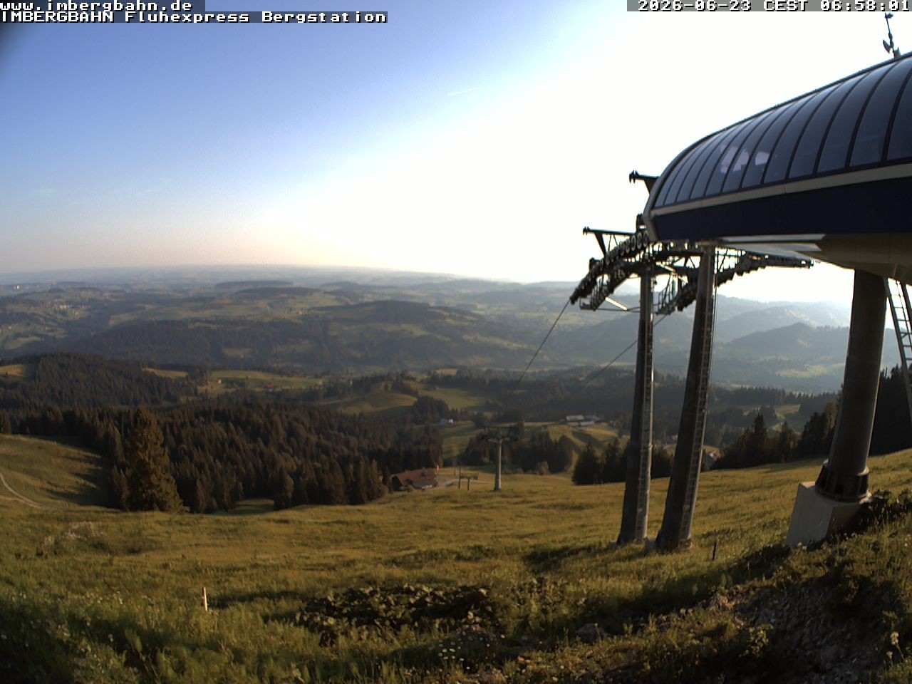 Archiv Foto Webcam Fluhexpress - Bergstation