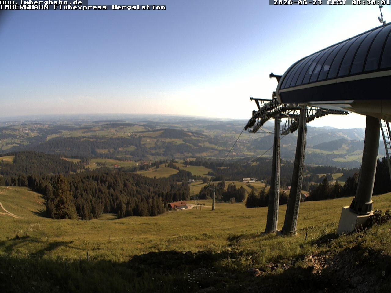 Archiv Foto Webcam Fluhexpress - Bergstation