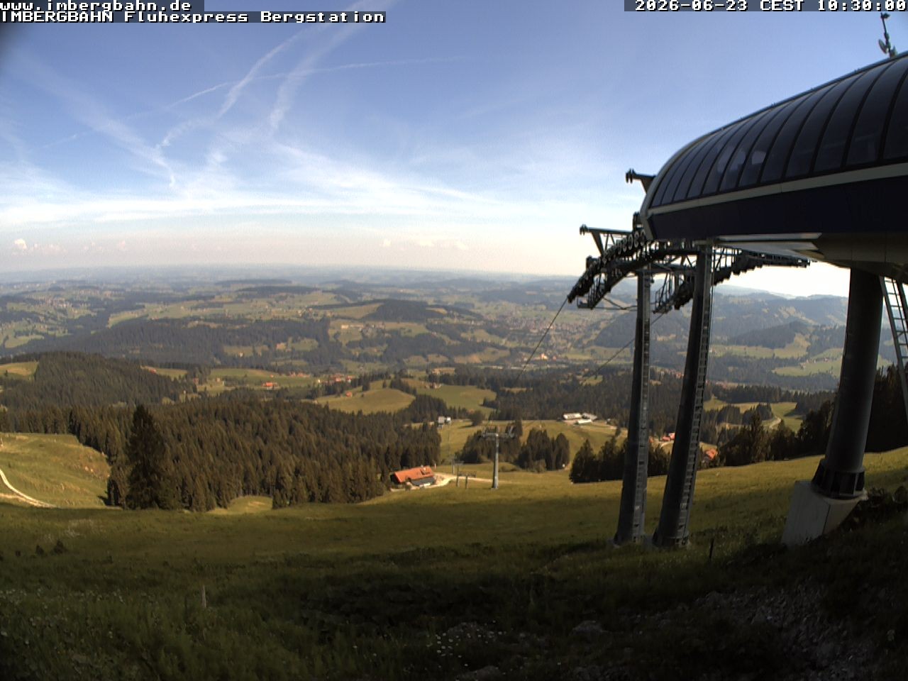 Archiv Foto Webcam Fluhexpress - Bergstation
