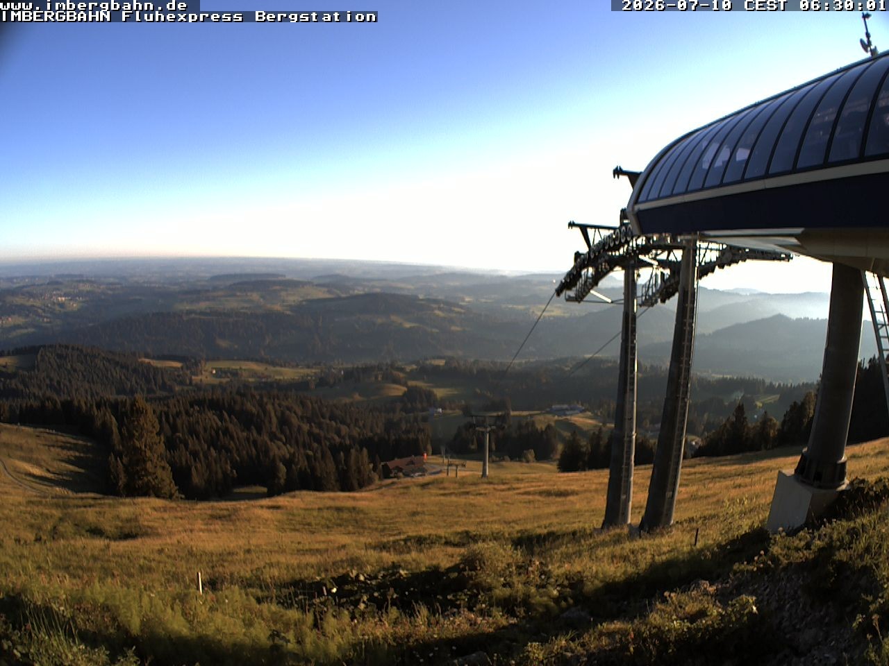 Archiv Foto Webcam Fluhexpress - Bergstation