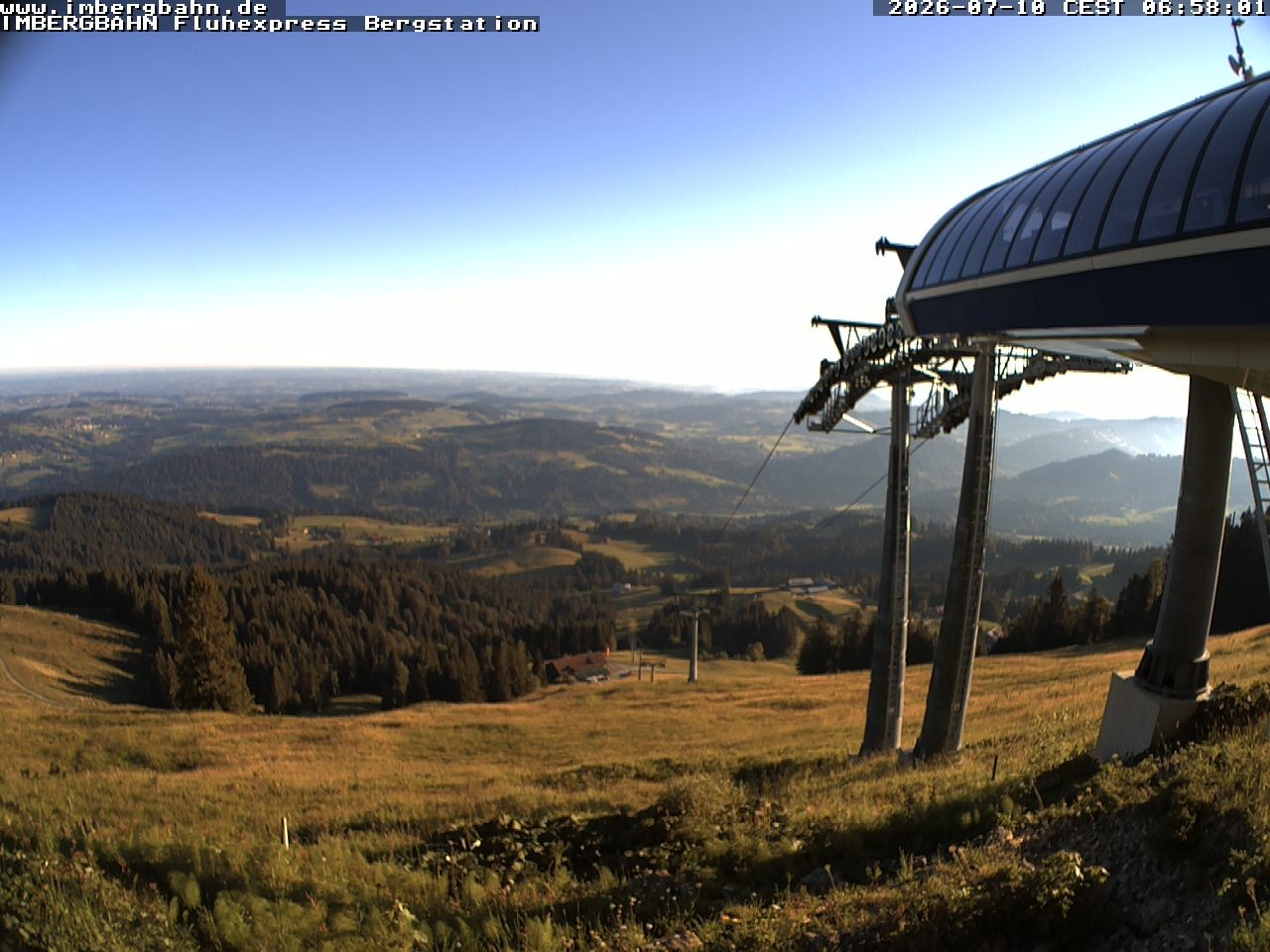 Archiv Foto Webcam Fluhexpress - Bergstation
