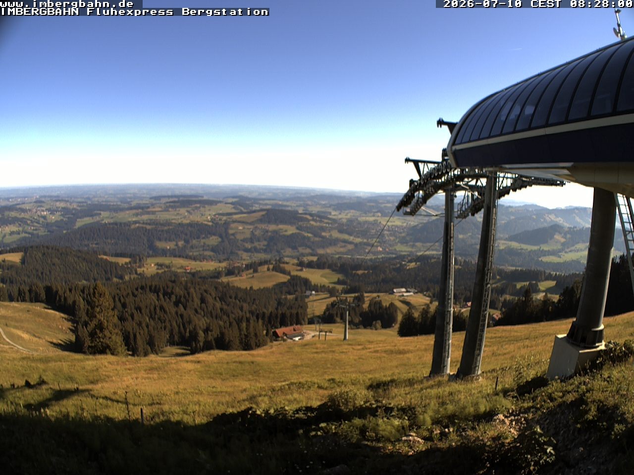 Archiv Foto Webcam Fluhexpress - Bergstation