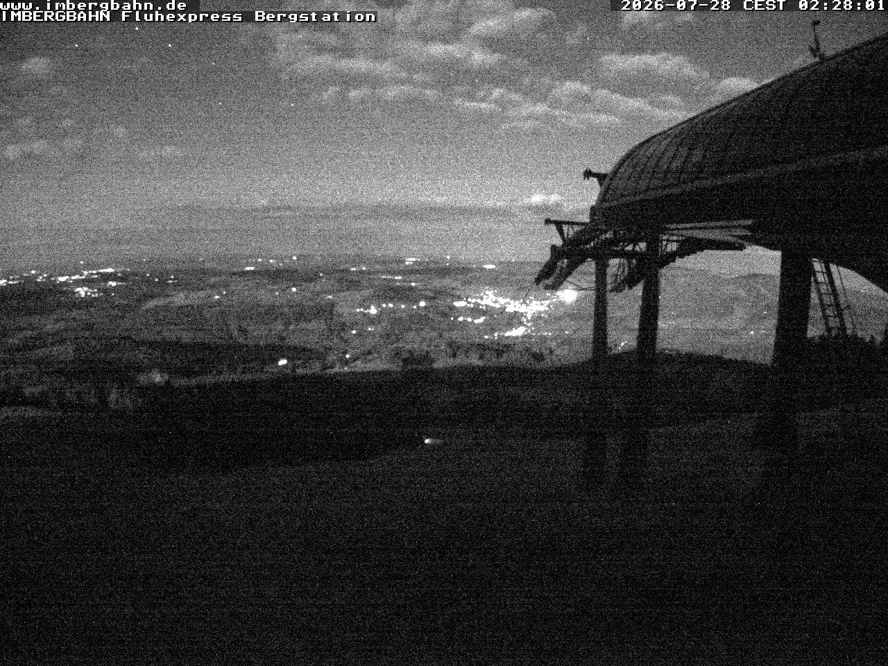 Archiv Foto Webcam Fluhexpress - Bergstation
