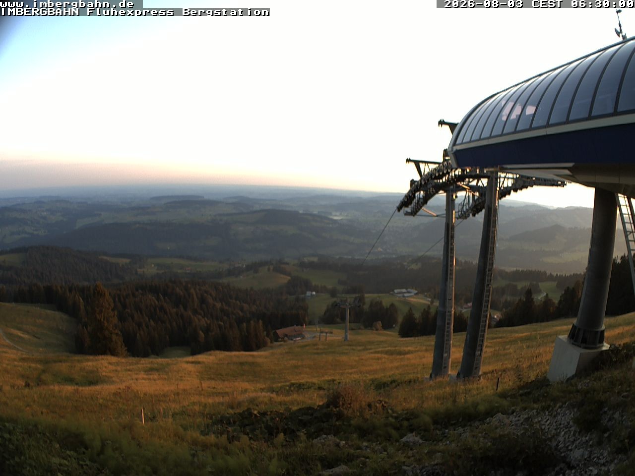 Archiv Foto Webcam Fluhexpress - Bergstation