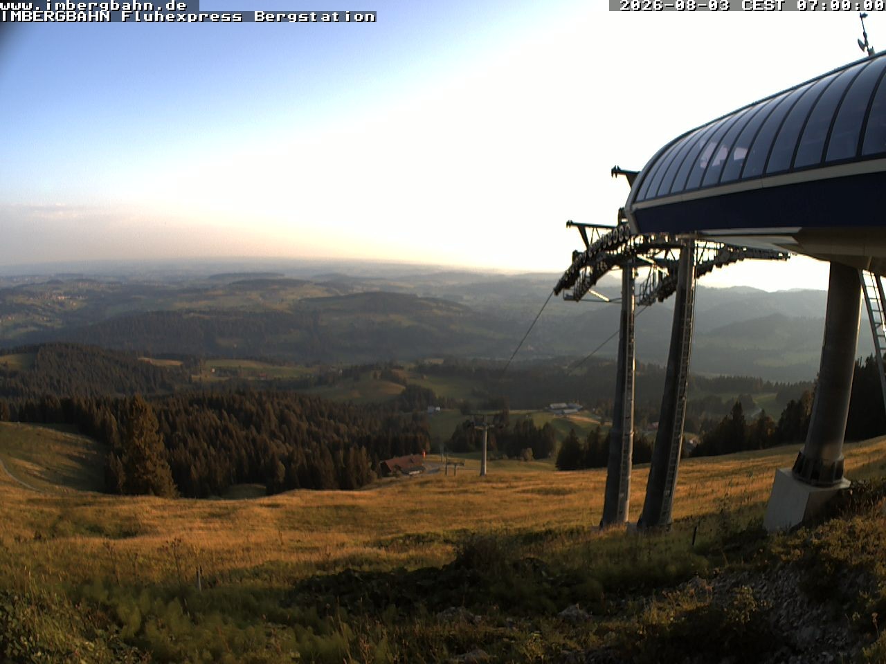 Archiv Foto Webcam Fluhexpress - Bergstation
