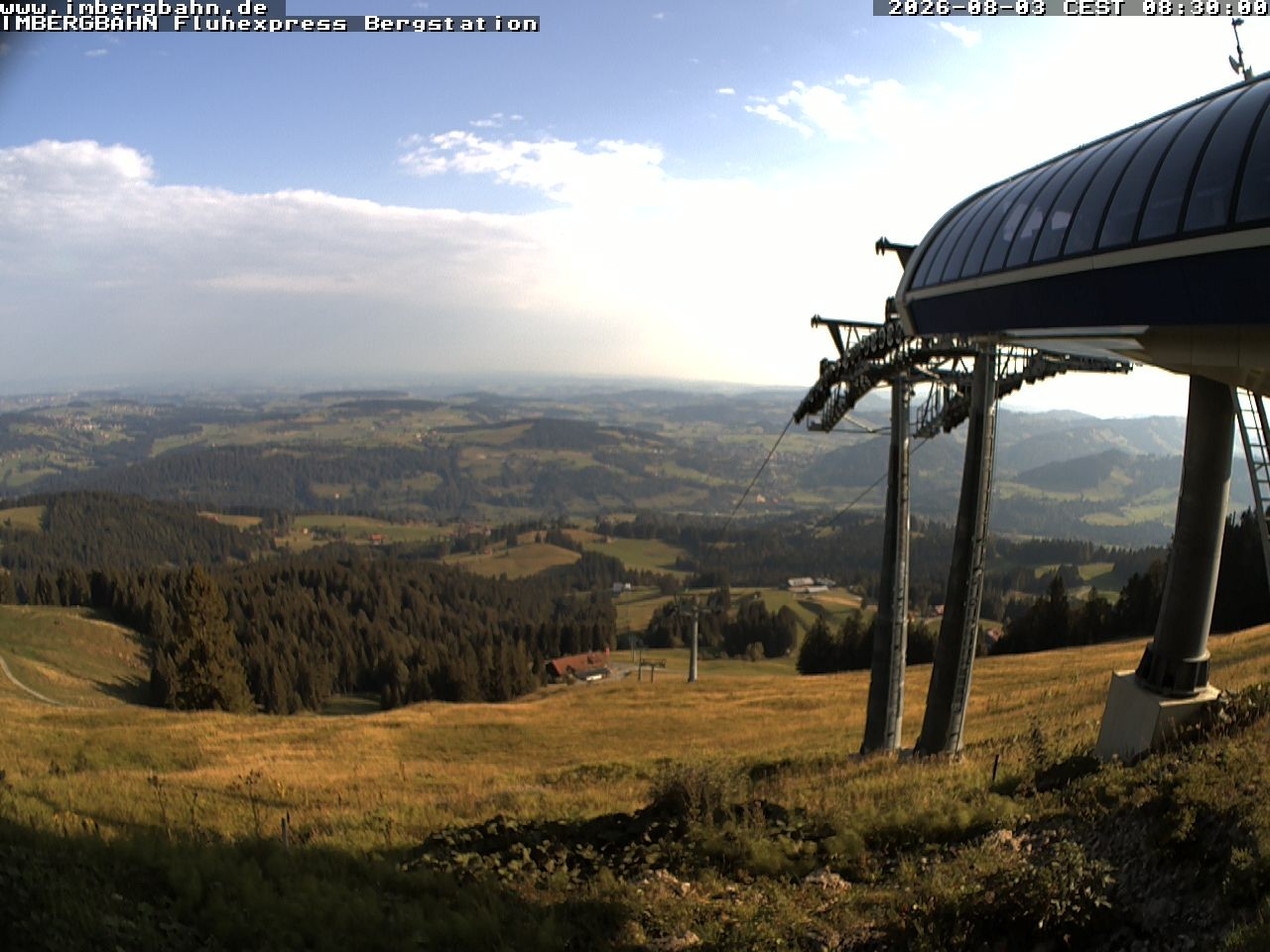 Archiv Foto Webcam Fluhexpress - Bergstation