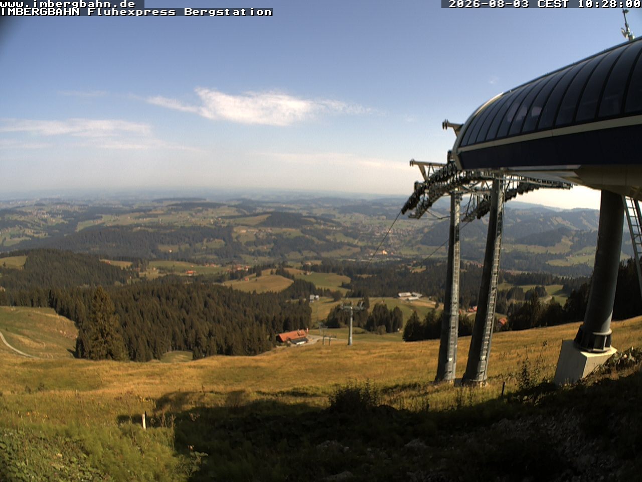 Archiv Foto Webcam Fluhexpress - Bergstation