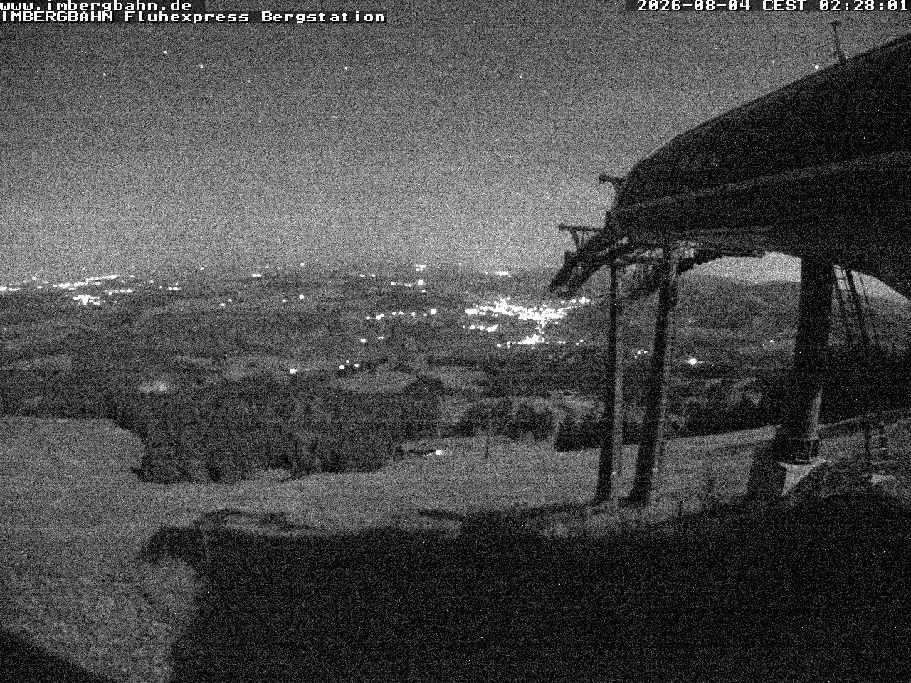 Archiv Foto Webcam Fluhexpress - Bergstation