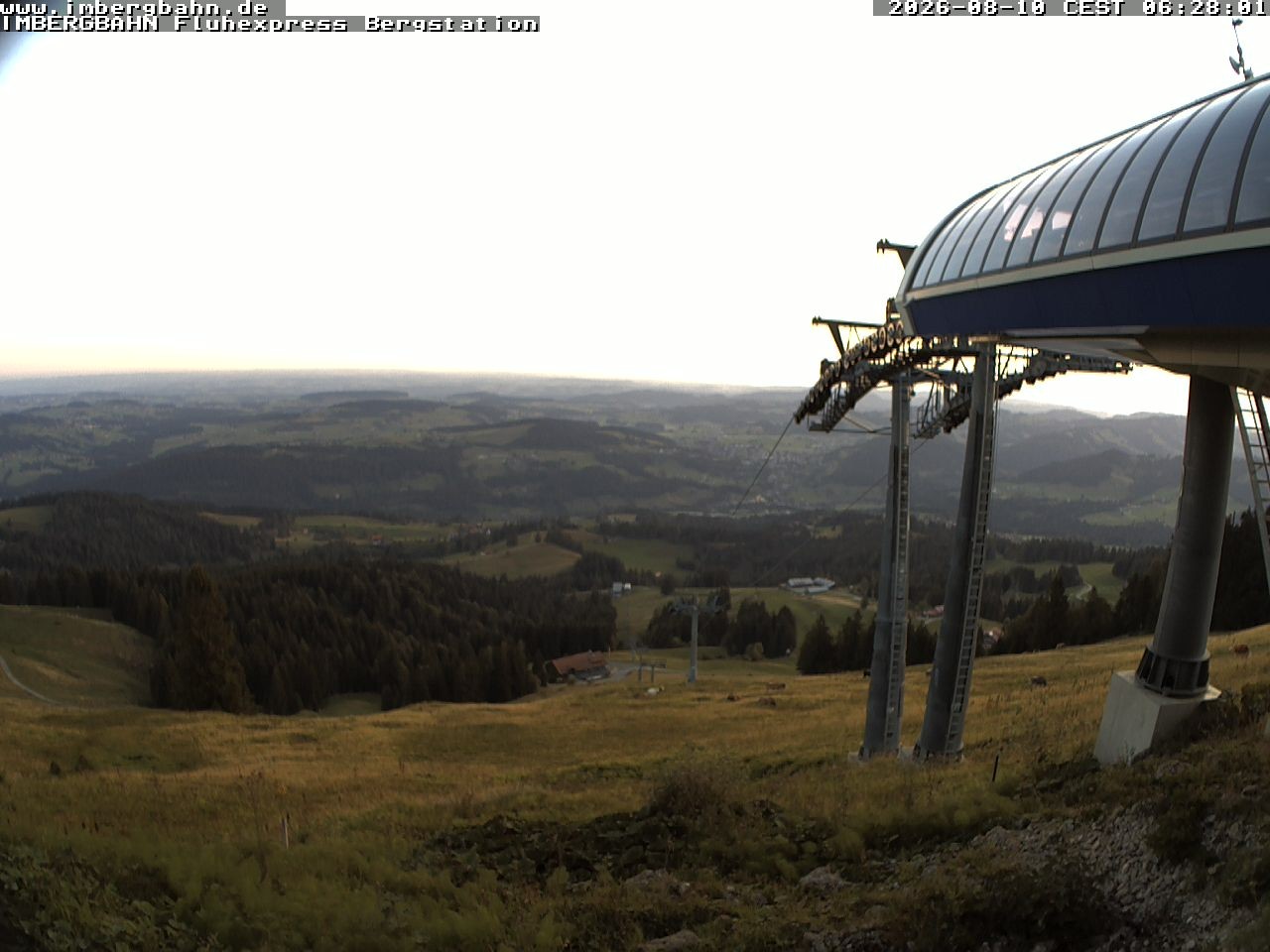 Archiv Foto Webcam Fluhexpress - Bergstation