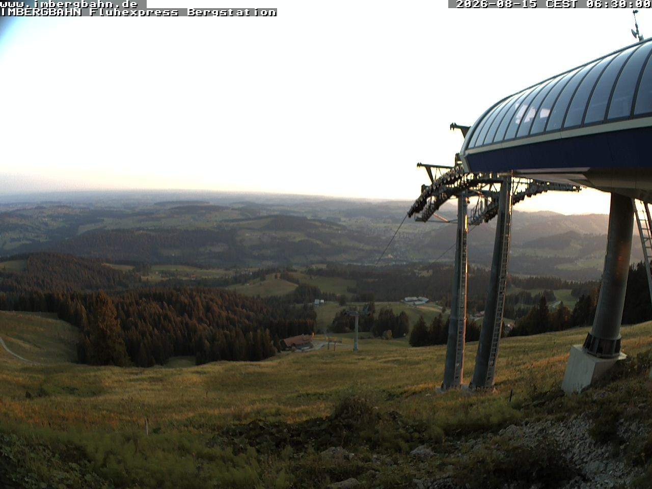Archiv Foto Webcam Fluhexpress - Bergstation