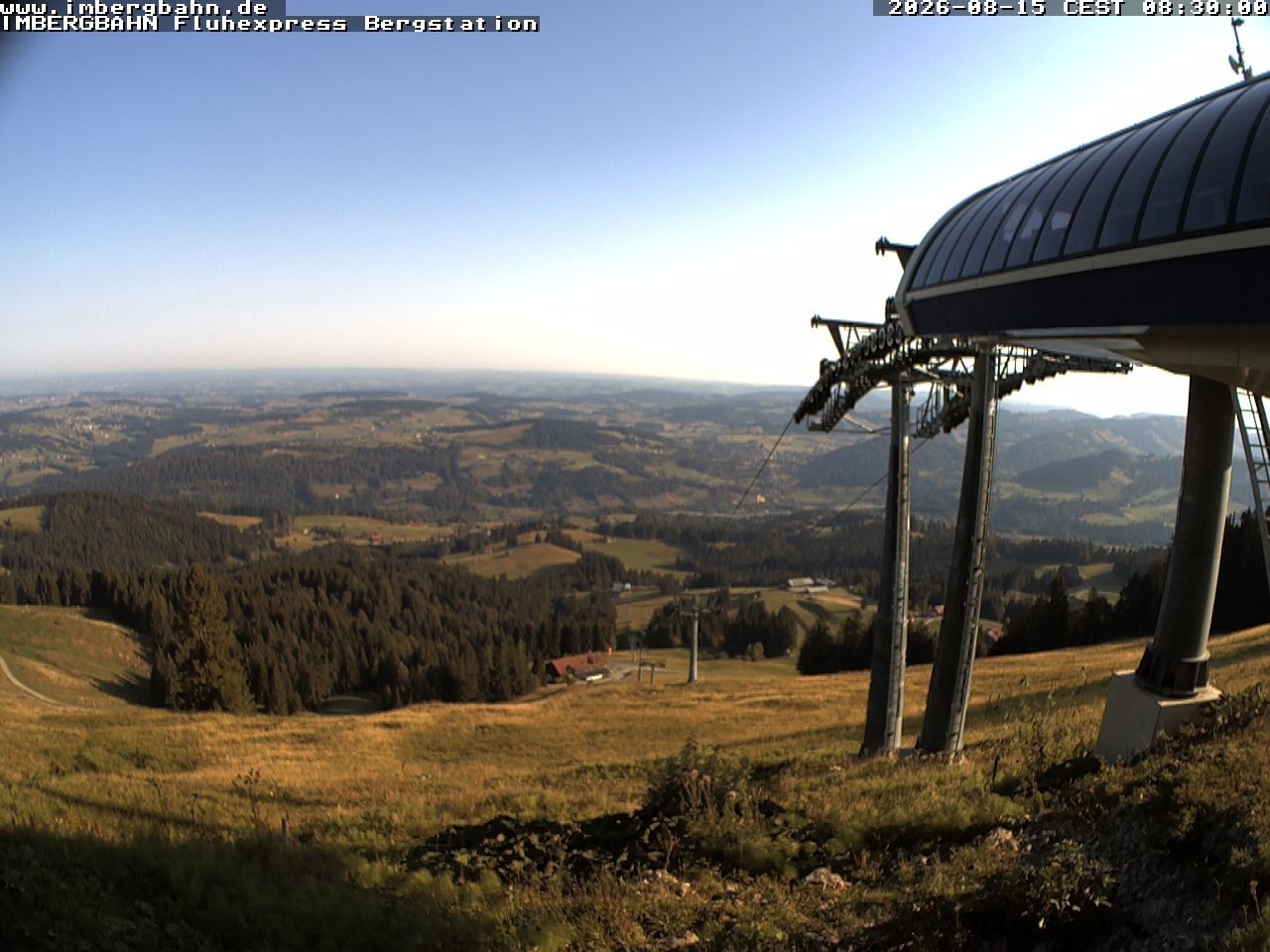 Archiv Foto Webcam Fluhexpress - Bergstation