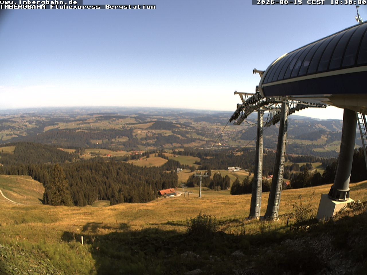 Archiv Foto Webcam Fluhexpress - Bergstation