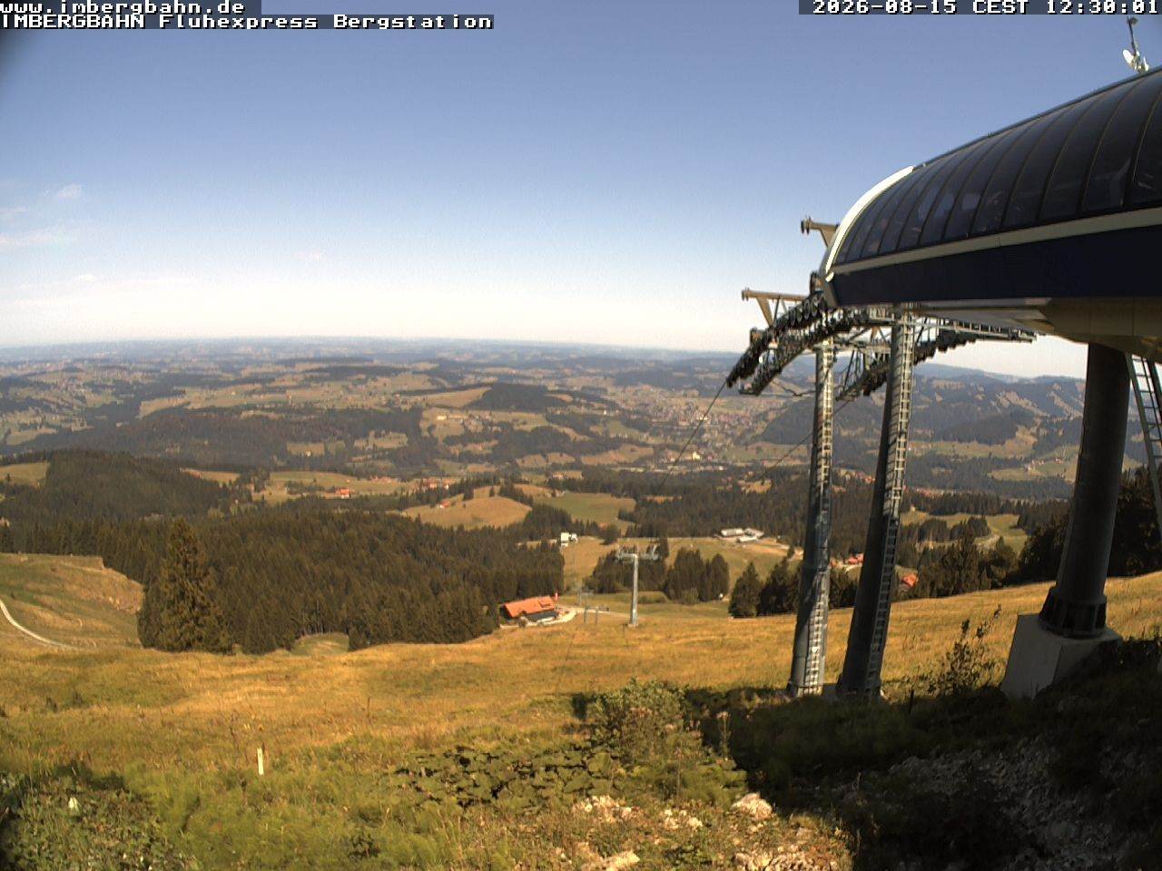 Archiv Foto Webcam Fluhexpress - Bergstation