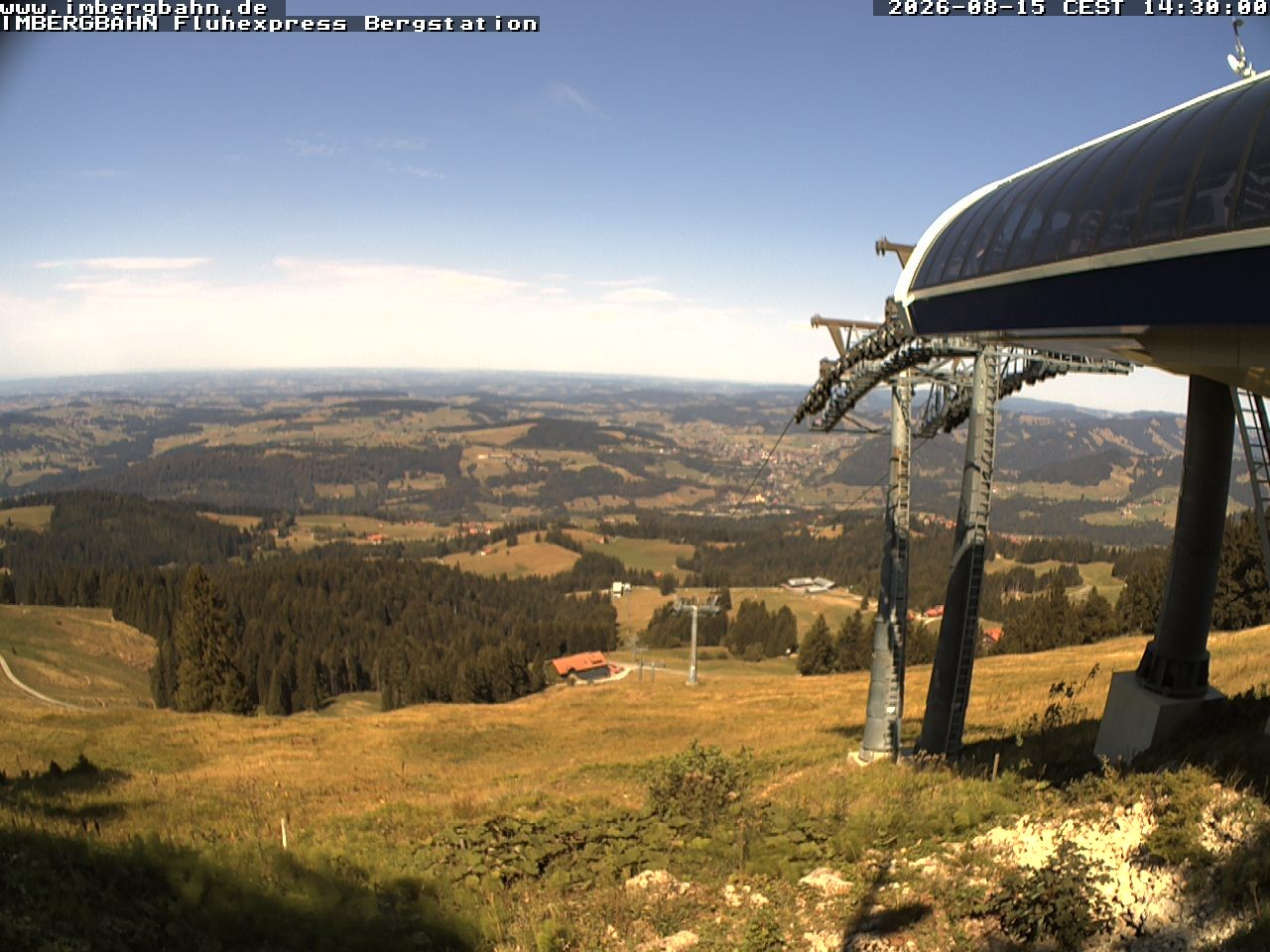 Archiv Foto Webcam Fluhexpress - Bergstation