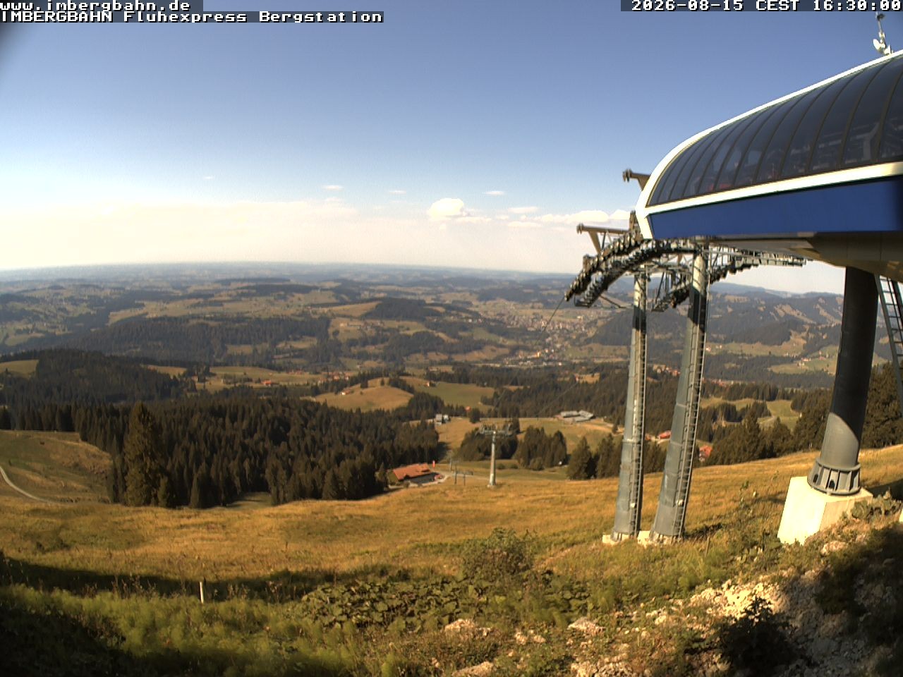 Archiv Foto Webcam Fluhexpress - Bergstation