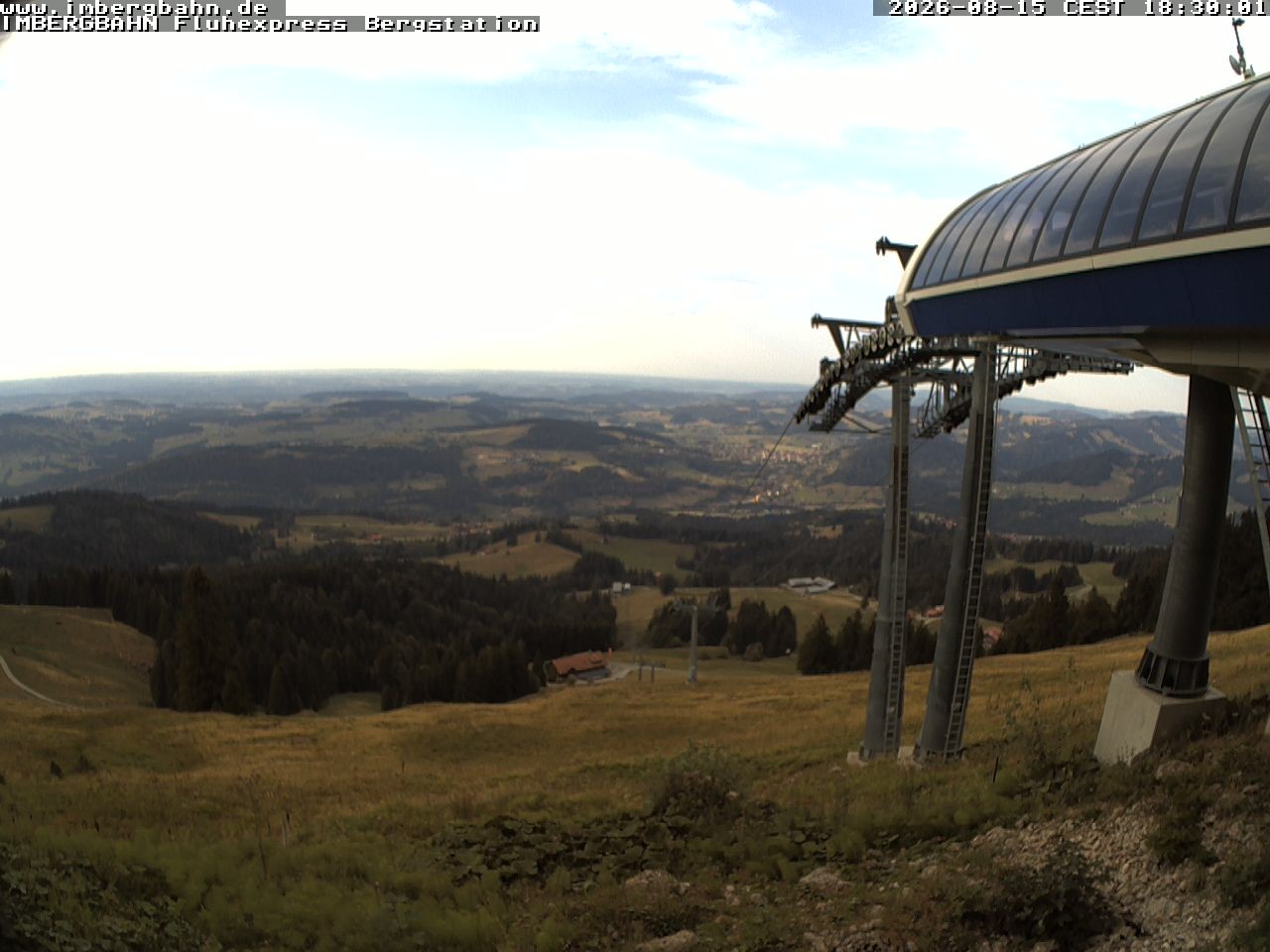 Archiv Foto Webcam Fluhexpress - Bergstation