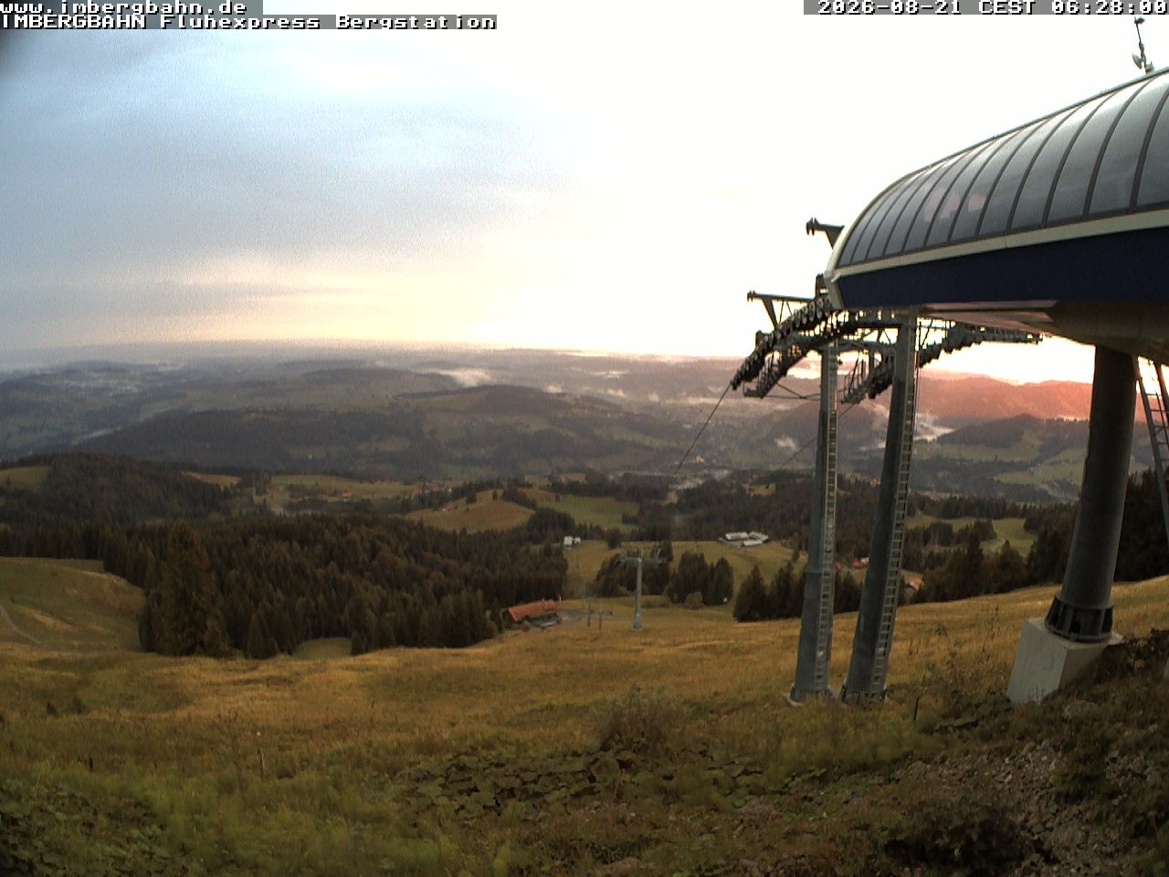 Archiv Foto Webcam Fluhexpress - Bergstation