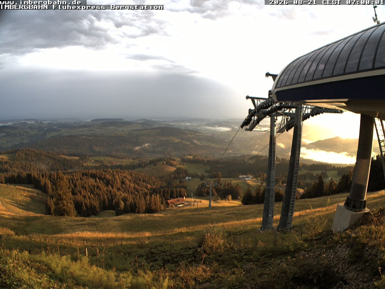 Archiv Foto Webcam Fluhexpress - Bergstation