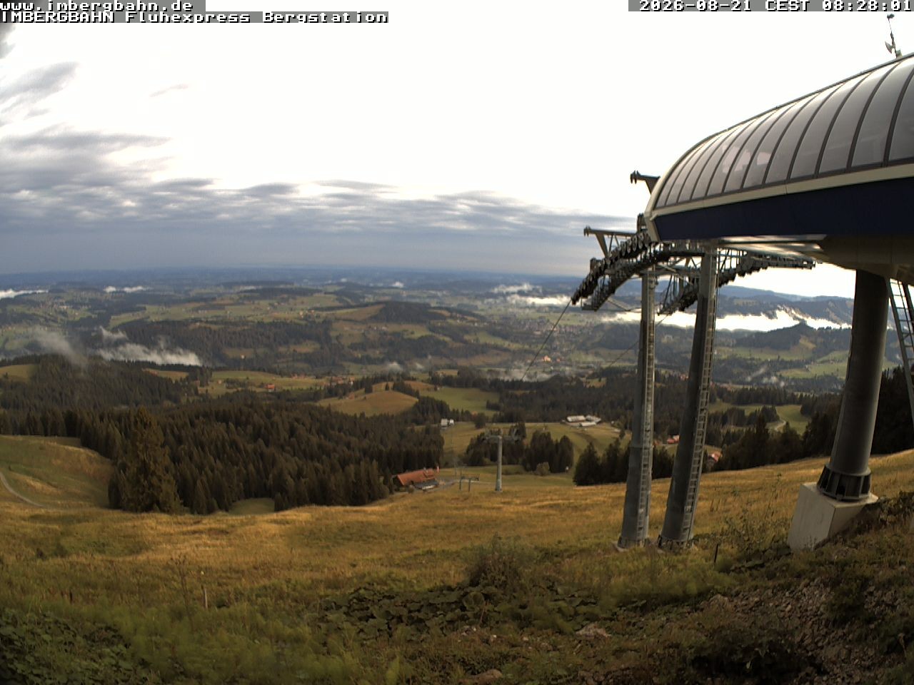 Archiv Foto Webcam Fluhexpress - Bergstation
