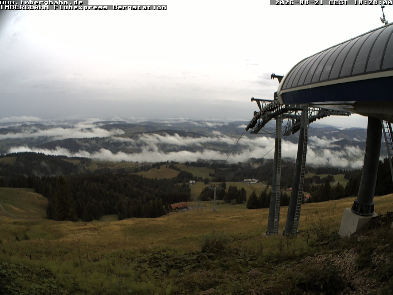 Archiv Foto Webcam Fluhexpress - Bergstation