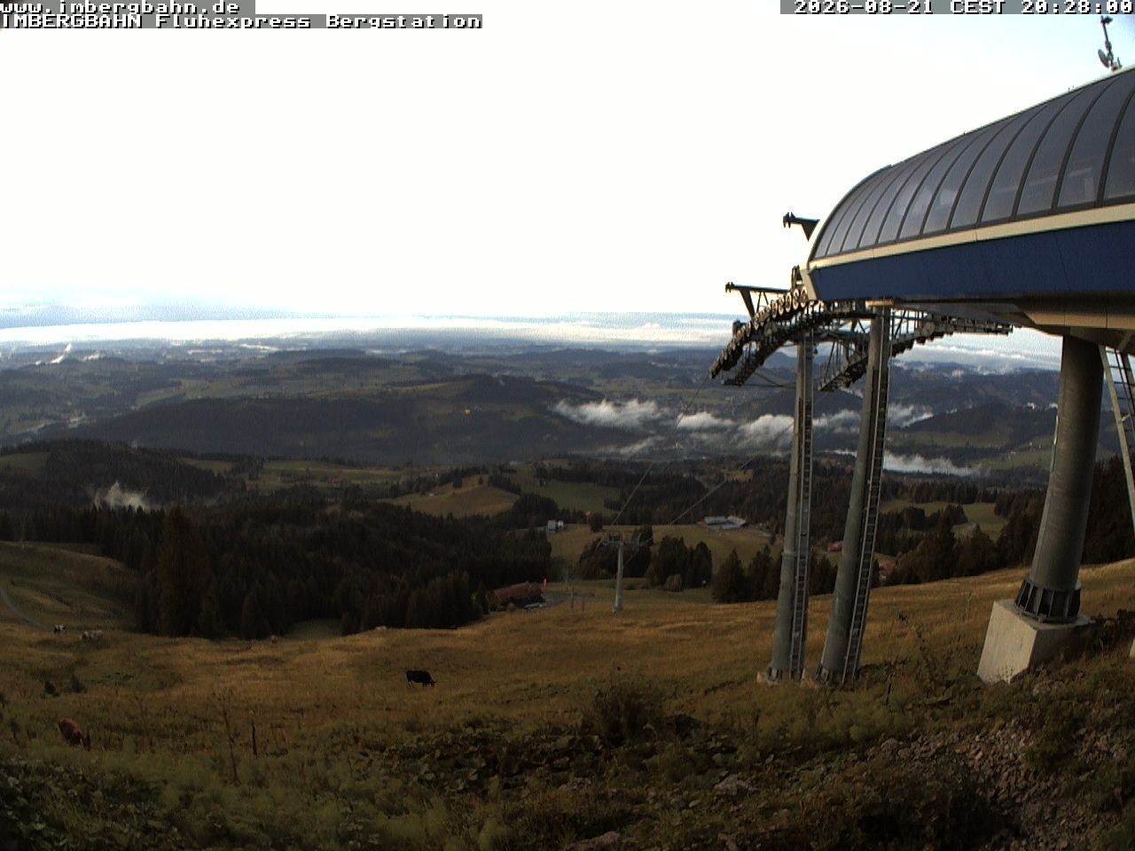 Archiv Foto Webcam Fluhexpress - Bergstation