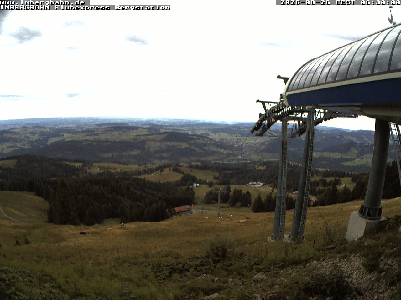 Archiv Foto Webcam Fluhexpress - Bergstation