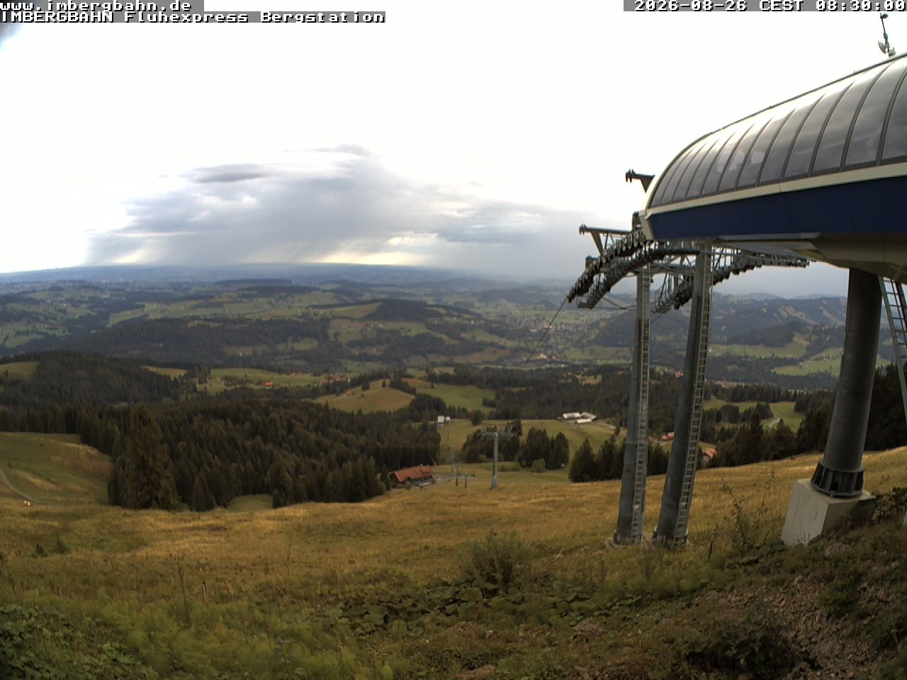 Archiv Foto Webcam Fluhexpress - Bergstation