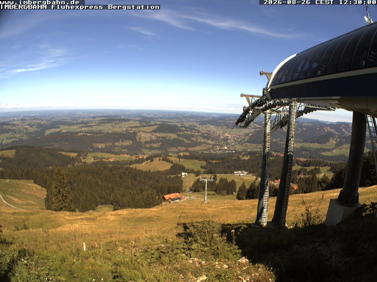 Archiv Foto Webcam Fluhexpress - Bergstation