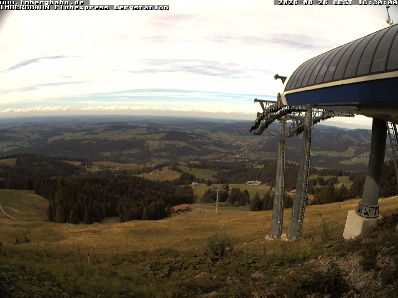 Archiv Foto Webcam Fluhexpress - Bergstation