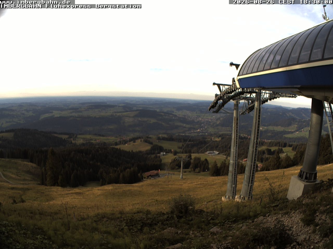 Archiv Foto Webcam Fluhexpress - Bergstation