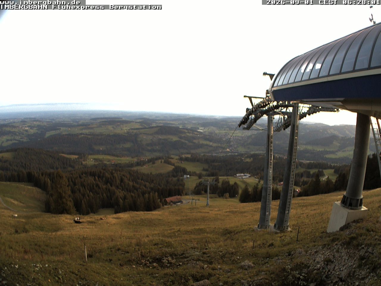 Archiv Foto Webcam Fluhexpress - Bergstation