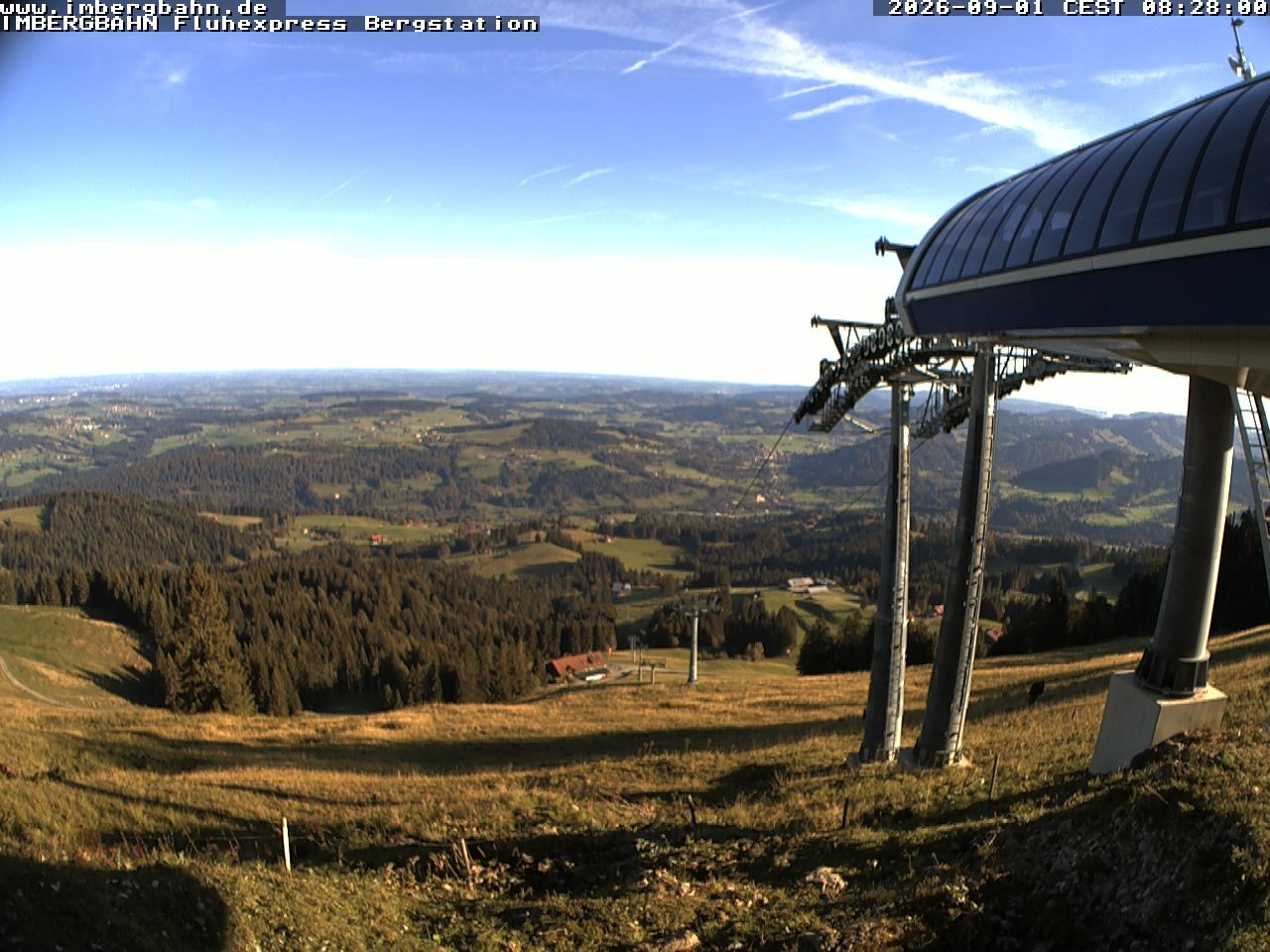 Archiv Foto Webcam Fluhexpress - Bergstation