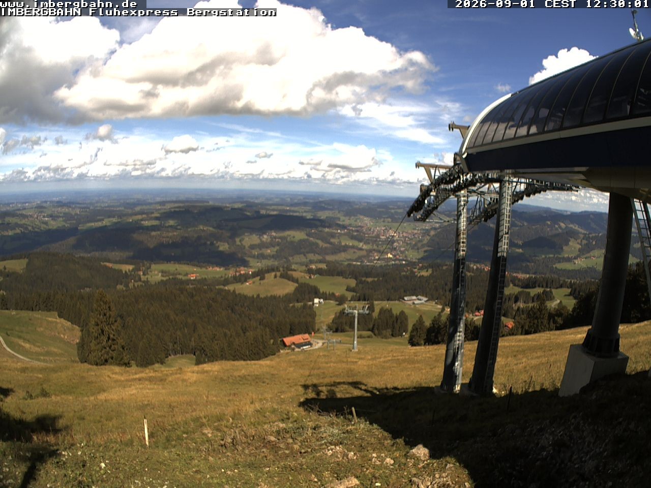 Archiv Foto Webcam Fluhexpress - Bergstation