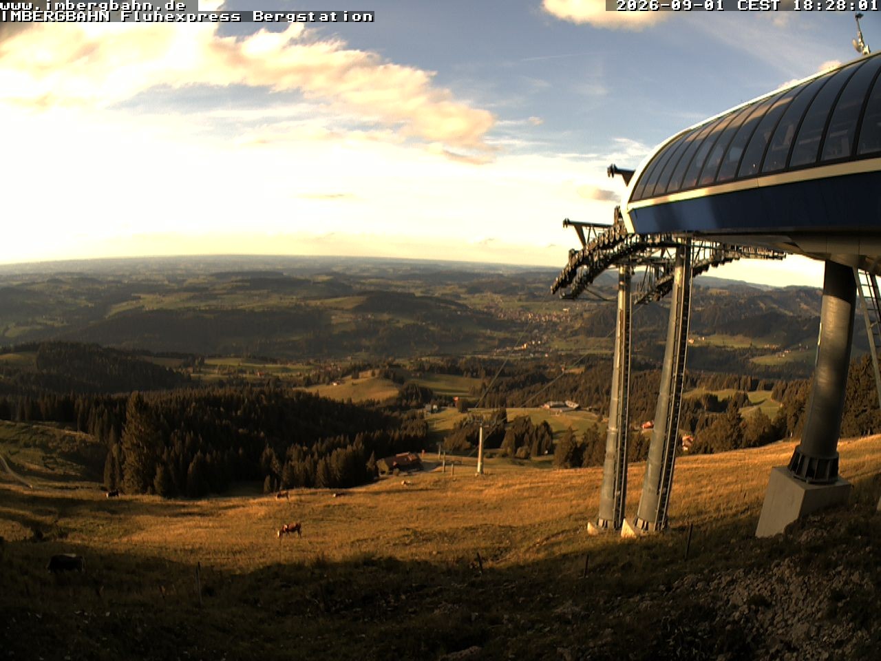 Archiv Foto Webcam Fluhexpress - Bergstation