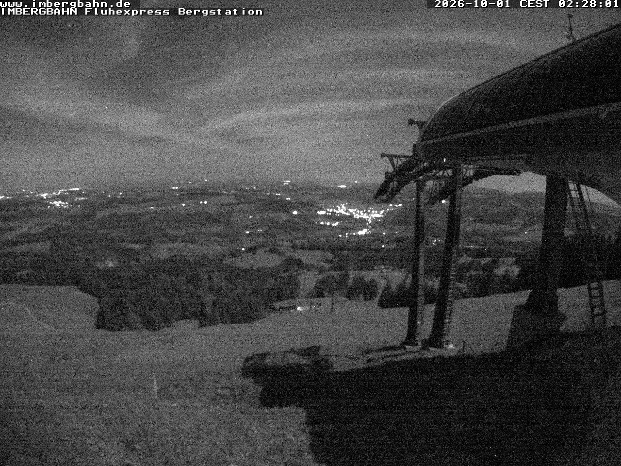 Archiv Foto Webcam Fluhexpress - Bergstation