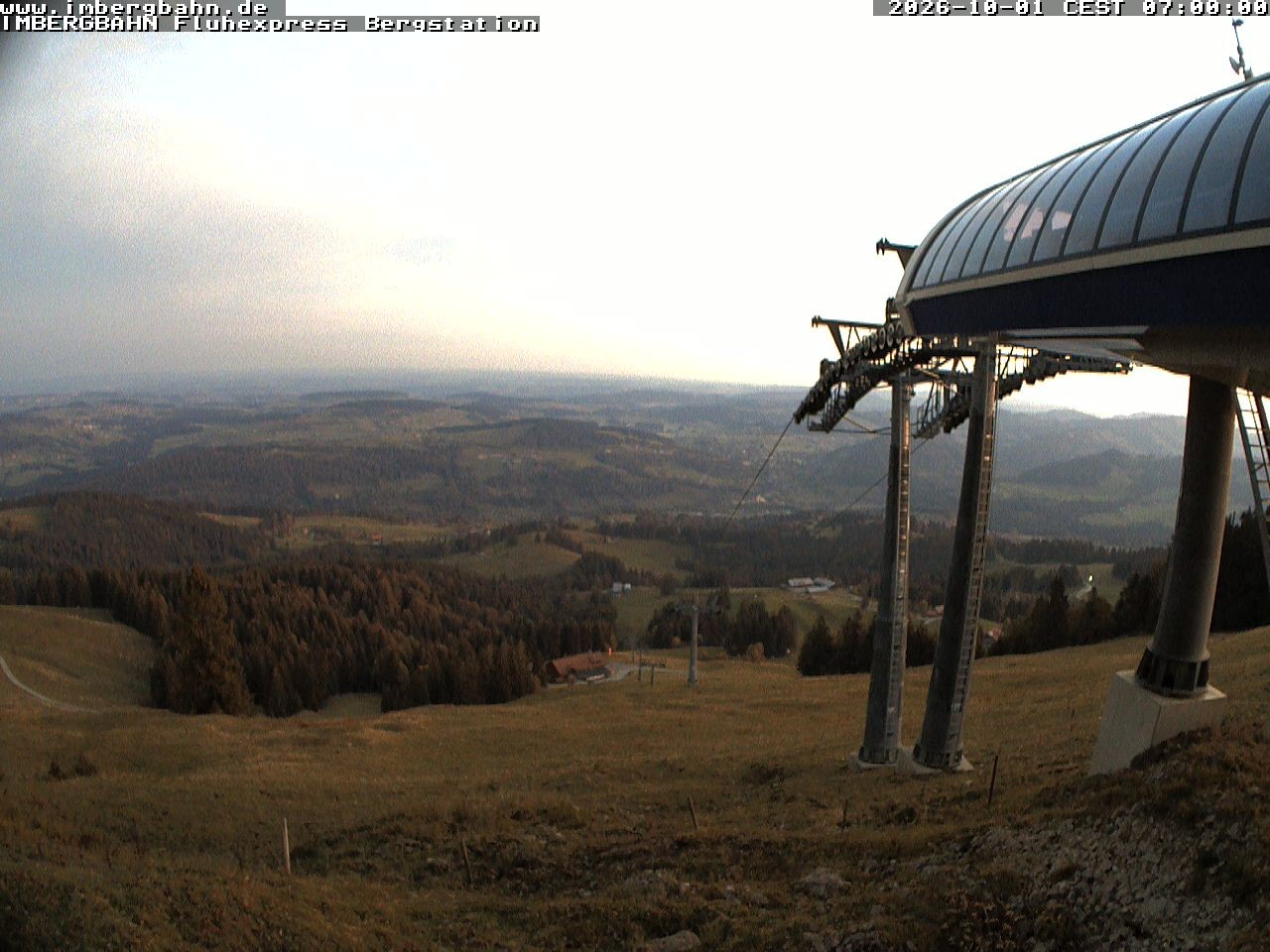 Archiv Foto Webcam Fluhexpress - Bergstation