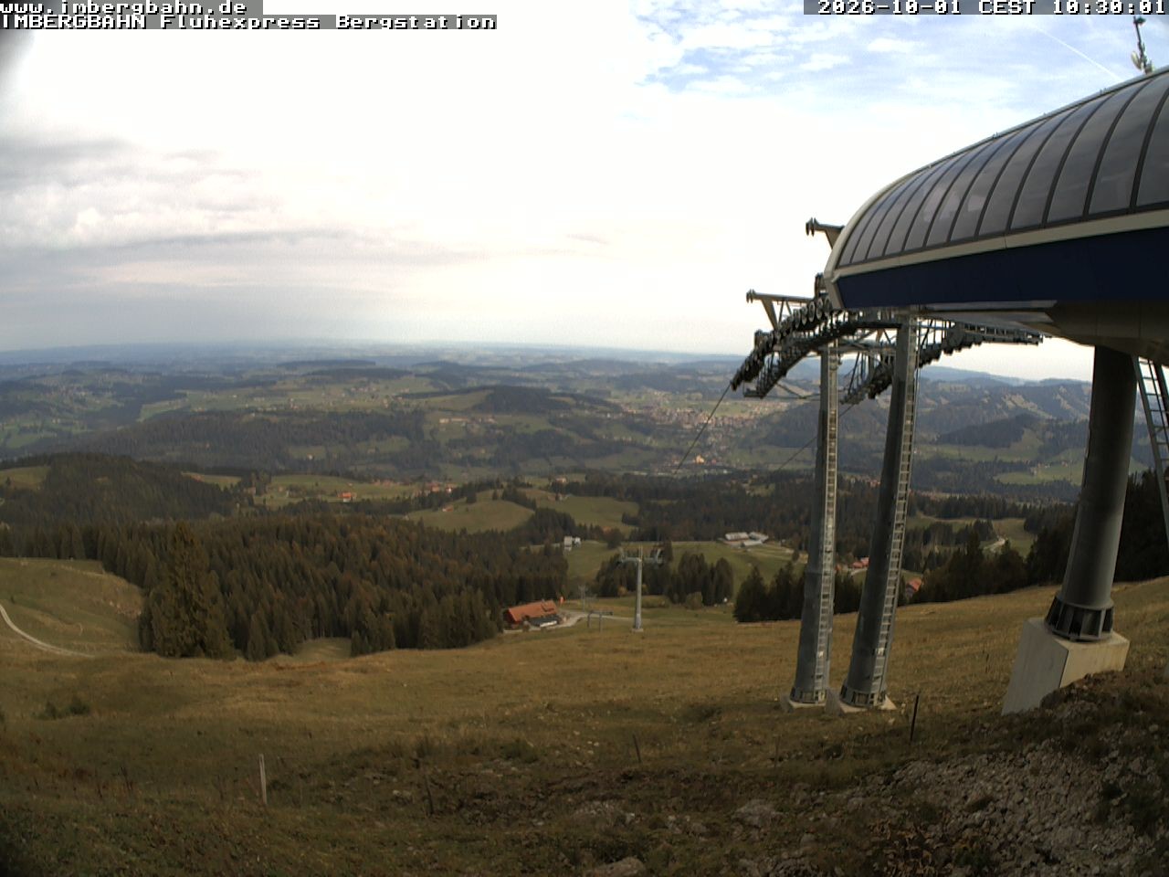 Archiv Foto Webcam Fluhexpress - Bergstation
