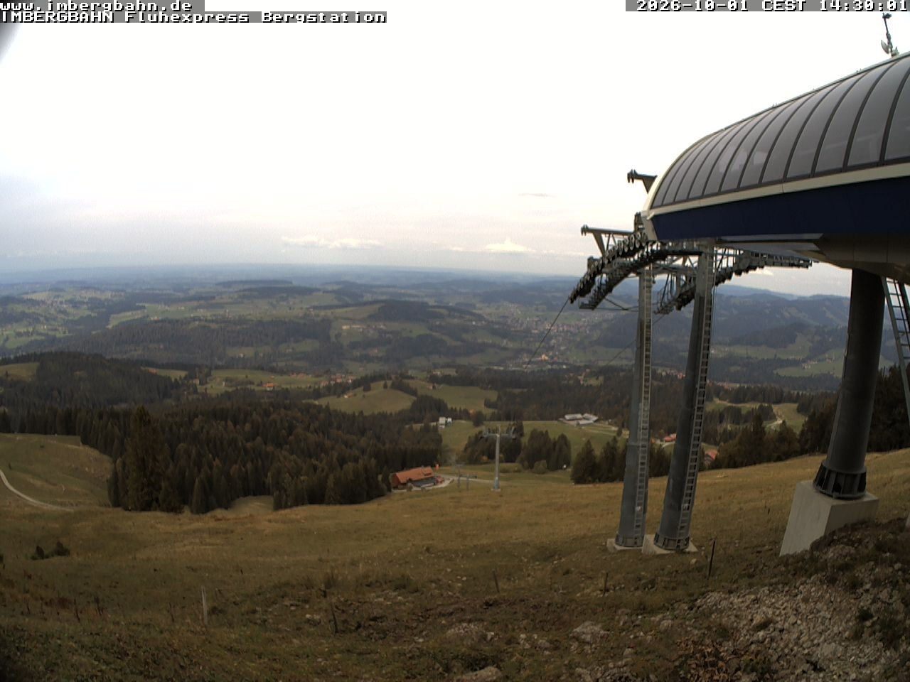 Archiv Foto Webcam Fluhexpress - Bergstation