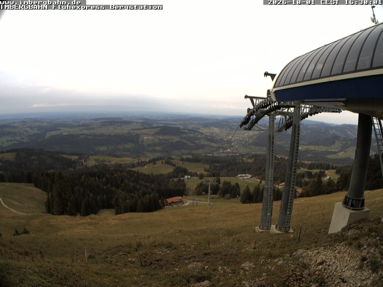 Archiv Foto Webcam Fluhexpress - Bergstation