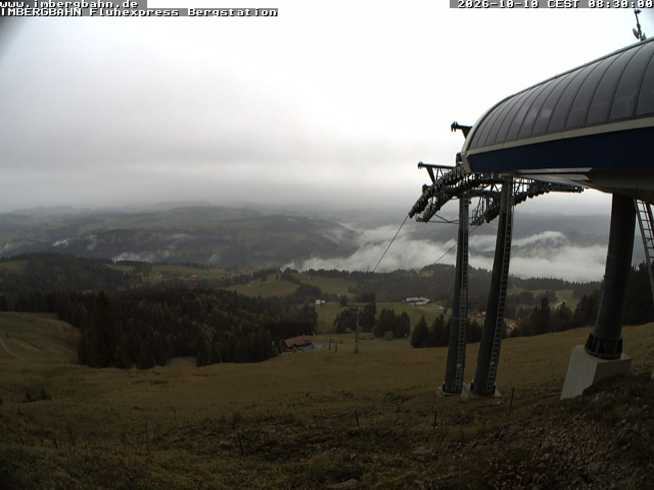 Archiv Foto Webcam Fluhexpress - Bergstation